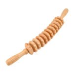 MASAJEADOR DE MADERA DE 12 RODILLOS