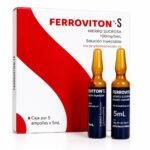 FERROVITON-S HIERRO SUCROSA 100 MG/5 ML - SOLUCIÓN