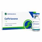 CEFTRIAXONA X 10 AMPOLLAS 1G - INYECTABLE