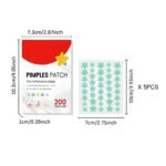 PARCHES ANTIACNÉ  DE HIDROCOLOIDE EN ESTRELLA X 200 UND - Imagen 3