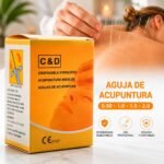 AGUJAS DE ACUPUNTURA - CAJA X 100 UND