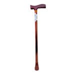 BASTON 1 PATA MANGO T MARRON
